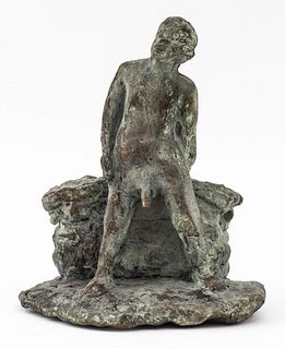 Male Nude Ceramic Sculpture
