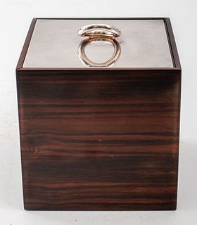 Christofle Silver-Plate & Wood Box