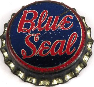 1937 Blue Seal Beer Cork Backed Crown Mokena Illinois