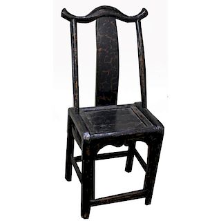 Antique Chinese Wood Carved Chair