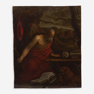 Francesco Bassano the Younger (Italian, 1549?1592) Saint Jerome in the Wilderness