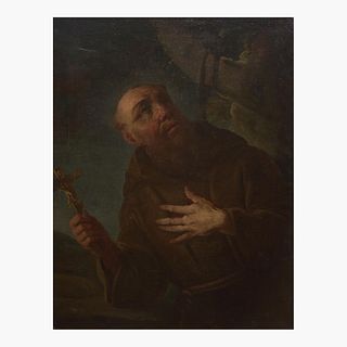 Francesco Capella (Italian, 1711?1784) A Franciscan Saint