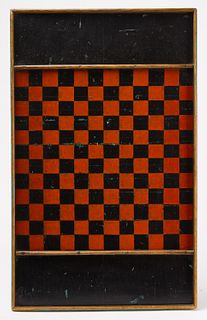 Checkerboard- Red and Black