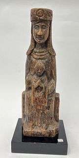 Carved Mother and Child