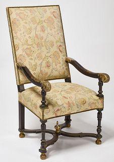 Ornate Carved Arm Chairs