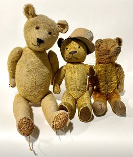 Lot of Three Teddy Bears