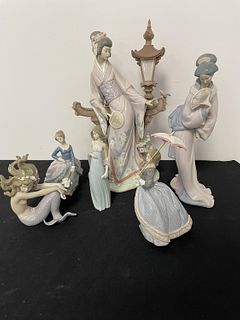 Lot of 6 Lladro Figurines