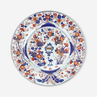 A Chinese Export Porcelain Armorial Charger circa 1703-1705