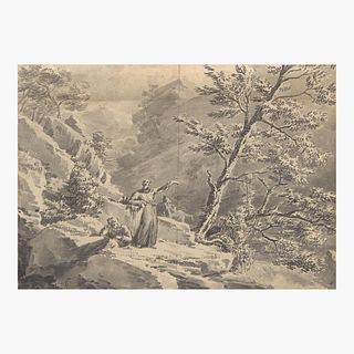 Jean-Antoine Constantin d'Aix (French, 1756?1844) Saint Anthony the Abbot in the Wilderness