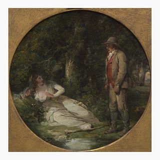 George Morland (British, 1763-1804) Cymon and Iphigenia