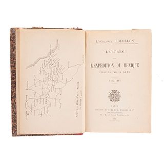 Loizillon, Lt. Colonel. Lettres sur l'Expedition du Mexique 1862 - 1867. Paris: Librairie Militaire de L. Baudoin et Cie., 1890.