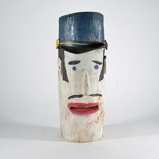 Ernie Richardson Carved Head with Hat