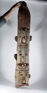 Ernie Richardson Folk Art Totem