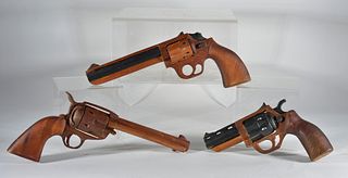 Folk Art Wooden Pistols
