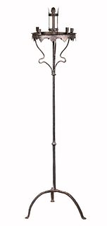 IRON CANDLE TORCHIERE