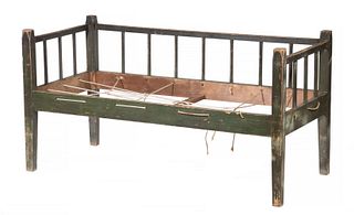 EARLY PAINTED DAYBED