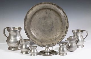 (9 PC) PEWTER COLLECTION