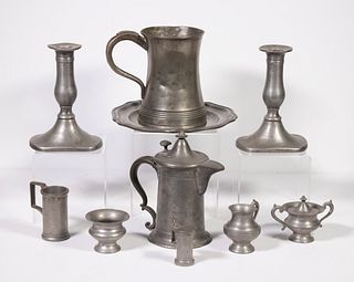 (10 PCS) ASSORTED PEWTER