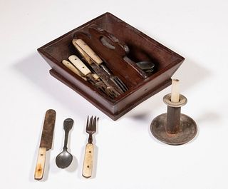 19TH C. MINIATURE HOUSEHOLD ITEMS