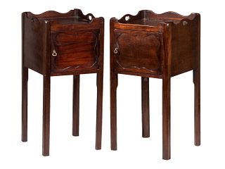 CHIPPENDALE MAHOGANY STANDS