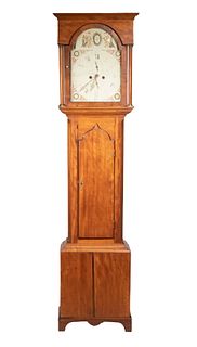 PENNSYLVANIA COUNTRY TALL CASE CLOCK IN CHERRY