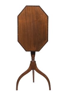 PORTSMOUTH COFFIN TOP CANDLESTAND