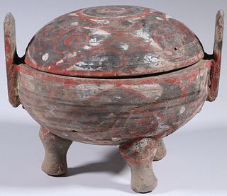 CHINESE HAN DYNASTY POTTERY JAR