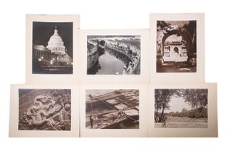 (6) PHOTOGRAPHS OF CHINA DATED 1936 SIGNED 'H. SWAIN'