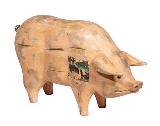STANDING PIG TRADE SIGN