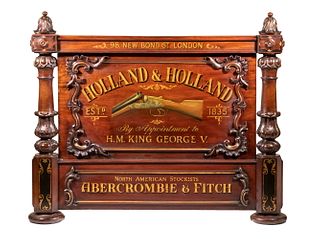 HOLLAND & HOLLAND SPORTING GOODS SIGN