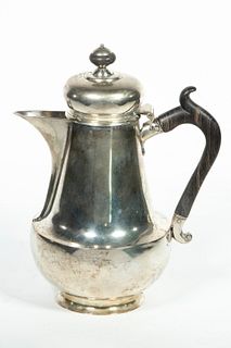 CONTINENTAL SILVER CHOCOLATE POT