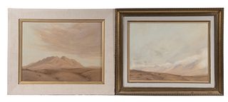 (2) SOUTHWESTERN LANDSCAPES SIGNED "CONALEE", CIRCA 1970S