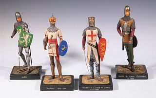(4) CRUSADES/LATE MEDIEVAL ERA FIGURES BY I.H. ARTHUR