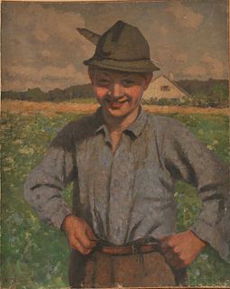 PORTRAIT OF A YOUNG PEASANT BOY