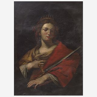 Attributed to Francesco Solimena (Italian, 1657?1747) Saint Catherine of Alexandria