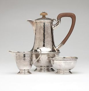 An English sterling Arts & Crafts coffee service