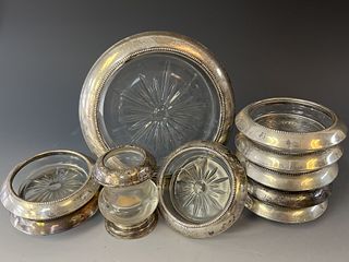 Silver Mounted Coasters