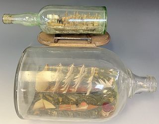 Two Ship in Bottle Whimseys