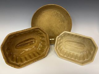 Three Pieces of Yellowware