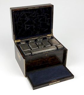 A Victorian gentleman's grooming casket