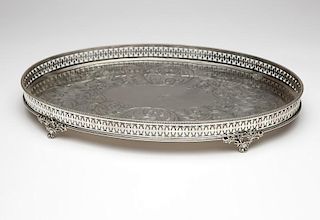 An early Tiffany & Co. coin silver plateau