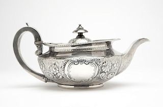 A George III sterling silver teapot