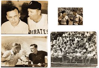 Group of 4 Baseball Themed Life Photos, 1950's