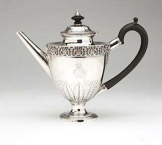 An Georgian sterling silver teapot