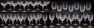 Group of 38 Waterford Crystal Glasses 