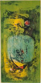 Hoi Lebadang, Untitled Abstract, Lithograph