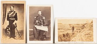 Three Civil War Albumen CDV Photographs