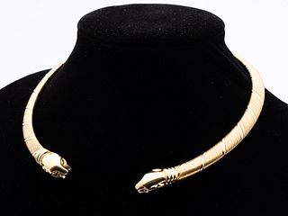Cartier 18K Gold Panther Necklace