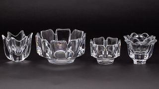 Four Orrefors Bowls of Various Size