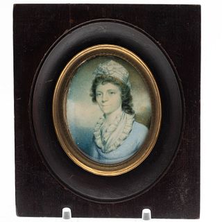 Portrait Miniature of Olive Johnson, 18th Century